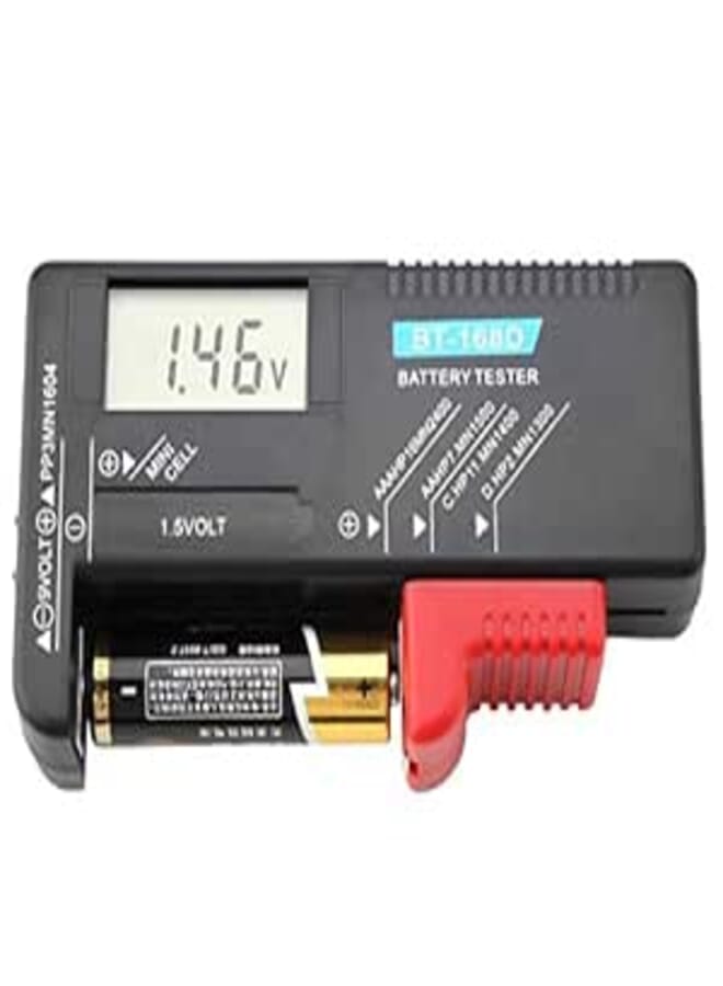 SEAFRONT BT-168D Battery Tester LCD AA/AAA/C/D/9V/1.5V Universal Digital Battery Voltage Tester